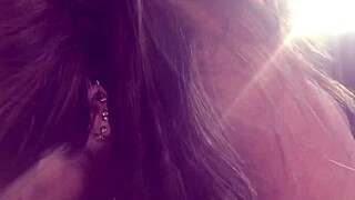 Horny Latina Milf Licks Dick With Handjob Tease