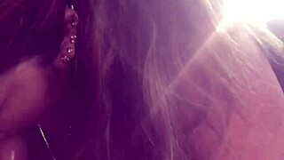 Horny Latina Milf Licks Dick With Handjob Tease