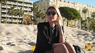 Anouk Is Excited For Her First Filmed Anal Experience In Lingerie