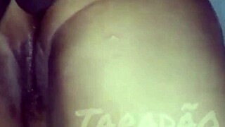 african babe cumming on ass and tits