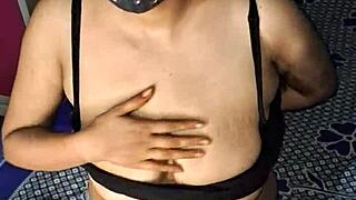 bhabhi moans with her wet big boobs