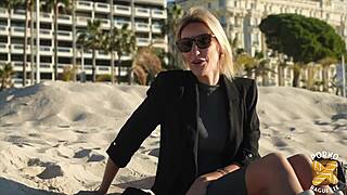 Anouk Is Excited For Her First Filmed Anal Experience In Lingerie