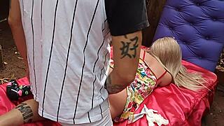 teen learns how to suck big cock deepthroat style