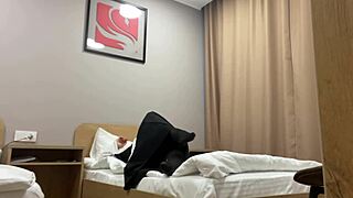 turkish stepmom's pantyhose play for stepson feels so wrong