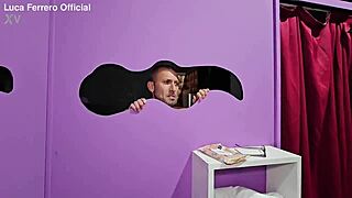 two horny girlfriends invite voyeurs for wild foursome blowjob action 😈