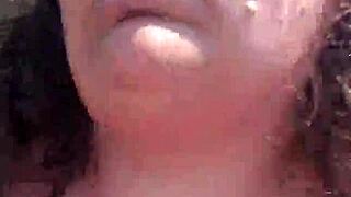 Amateur couple enjoys blowjob and doggy style in the bush