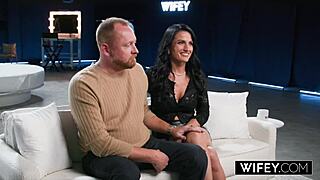 wifey hotwife milf ridley dominates christian’s cock with pro moves in heels