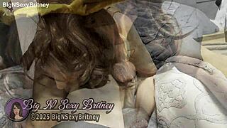 big n sexy britney plays eevee in cosplay blowjob