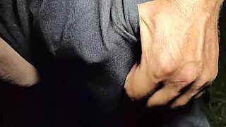 Yuri's horny boss masturbates big cock and cums 😍