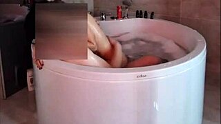dirty sex unfolds in the jacuzzi with big tits teasing and cumshots