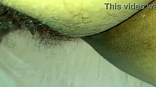 look at that hairy pussy on the chubby latina