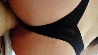 Mexican amateur uses big dildo for homemade masturbation during quarantine.