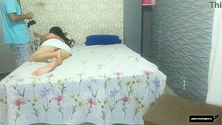 Boss Borrows Wife to Save Job with Blindfolded Action