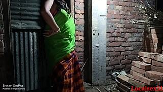 Hey, have you seen this lovely village wife getting bent over for full night sex?