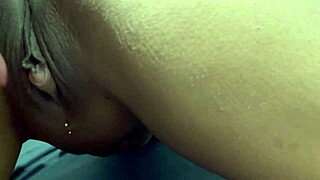 Married Brunette Teases Dick And Ass