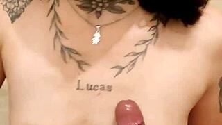 Beautiful latina kitten in homemade amateur setting