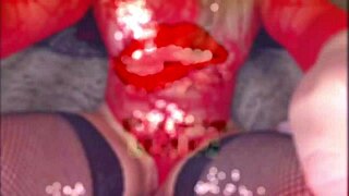 Watch this hot milf stepmom finger her wet pussy with a rabbit dildo while her anal plug teases her ass - does she crave double penetration?