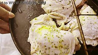 Cozinhando E Metendo Naked Exhibitionist Slut