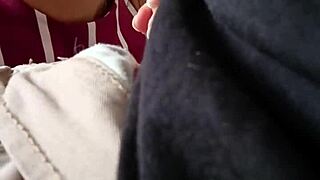 Secret blowjob to sister's husband