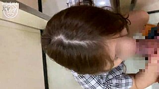 Japanese Babe Shocks with Deepthroat Skills in Office