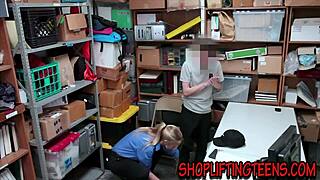 blonde teen gets spunked