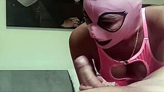 perfect milf blowjob in fishnet stockings and heels, swallowing cum. wanna see more?