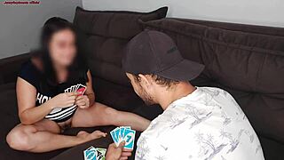 invited the neighbor for uno, no panties on while hubby’s at work