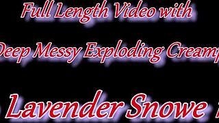 European model in heels gloves and stirrups gets explosive balls deep mating press creampie