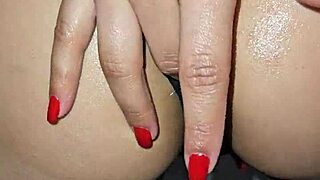 Big oiled ass bent over for anal and squirting on cock