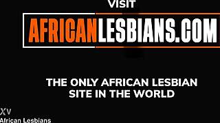 Ever seen ebony lesbians toying wet pussies in shower?