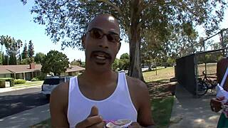 Codi Bryant has gigantic home grown melons that her boyfriend is sucking on.