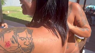 Brazilian Tattoo Girlfriend And Friend Engage In Sexy Fetish Fuck In Buzios Mansion With Young Amateurs