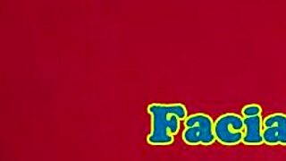 Doggystyle fucked eurobabe gets facialized