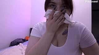 Beautiful BBW MILF Masturbates Pussy Solo