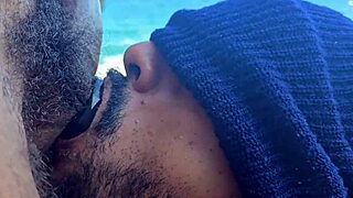 Intense Emotions As Brazilian Bodybuilder Dominates Two On Public Beach