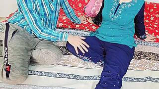 Desi Couple's Rough Anal Bedroom Fuck with Dirty Hindi Talk