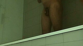 Guy Shaving His Big Cock