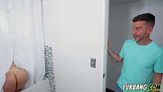 traveller gets a wild anal surprise on the road. chubby babe takes it deep