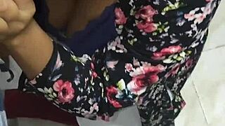 colombian mature bent over for step-nephew's deepthroat and cum in mouth