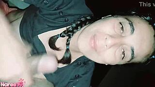 huge blowjob leads to cum in mouth, swallowing every drop from my buddy