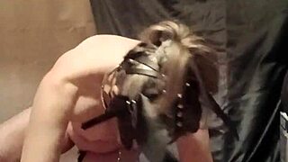 Bound European Slave Humiliated in Ponygirl Auto-Session