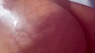 Horny british coed masturbates with toys, squirting orgasm in high definition POV