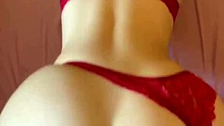 she asks if her ass looks bigger in red