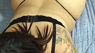 hot stepmom flashing her sexy body at home!