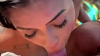 me and my friend craved cock and cum, so we hunted while our husbands drank