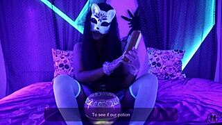 i unbox alicia's vibrator in wonderland halloween special with agatha dolly