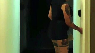 come see how my friend fucks his whore in the corner want to join?