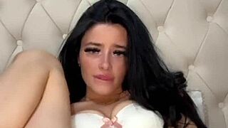 teen american exchange student masturbates alone