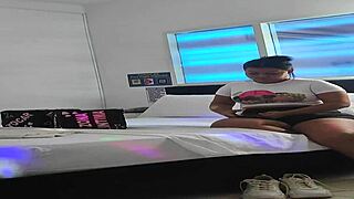 Mature woman cheating on husband with young step-nephew in intimate encounter