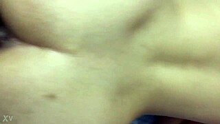 Watch this hot cumshot landing on my girl's back after intense fucking 😏